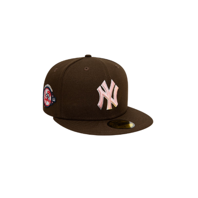 NEW YORK YANKEES WALNUT AND PINK 59FIFTY FITTED