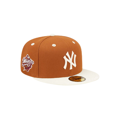 NEW YORK YANKEES MLB WORLD SERIES TRAIL MIX MARRÓN 59FIFTY FITTED