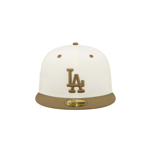 LA DODGERS MLB WORLD SERIES TRAIL MIX BLANCO 59FIFTY FITTED