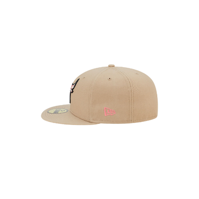 CHICAGO BULLS TEAM NEON BEIGE 59FIFTY FITTED