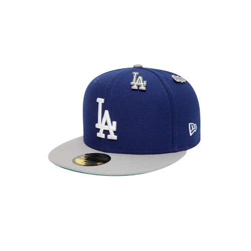 LA DODGERS MLB PIN BADGE 59FIFTY FITTED